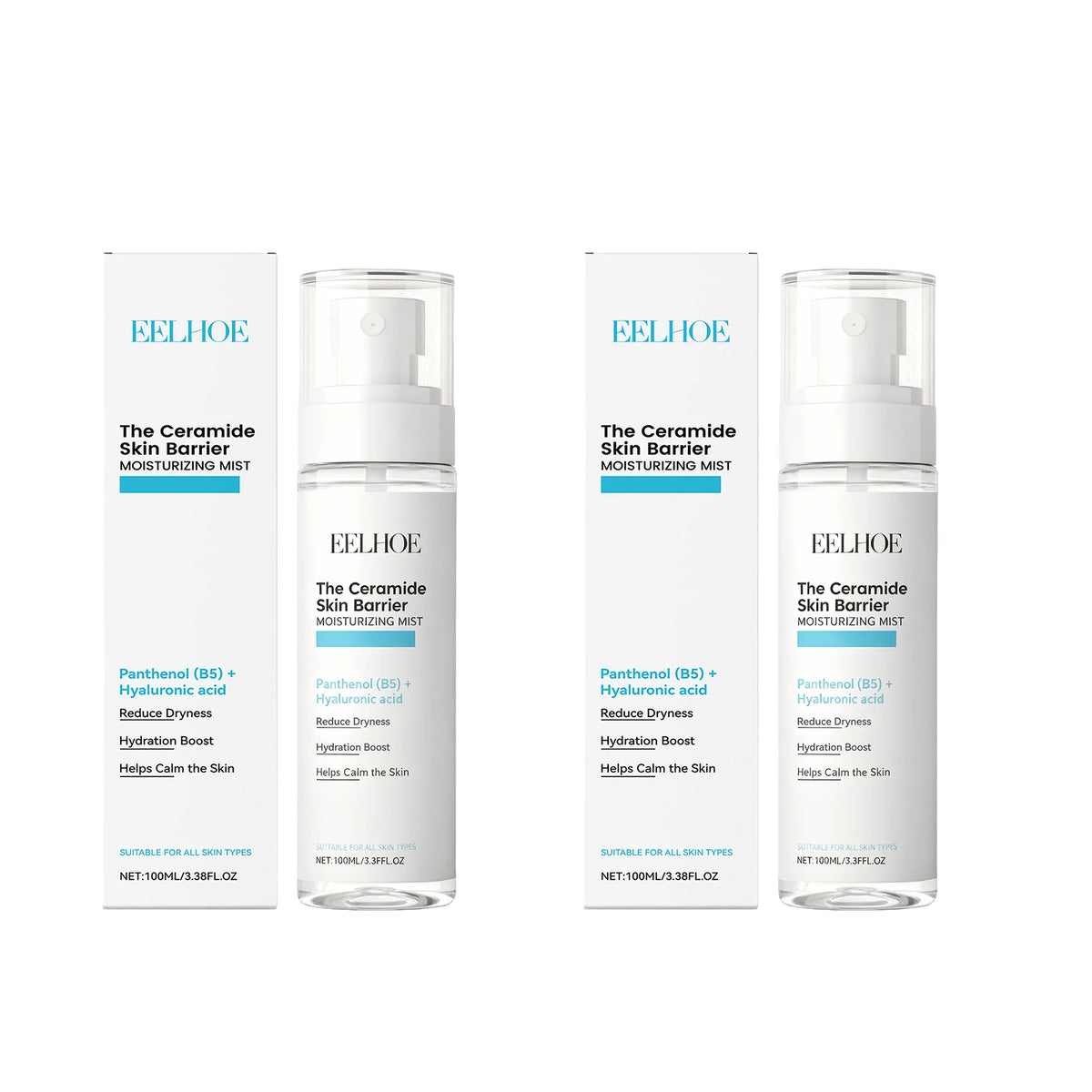 B5 Hyaluronic Acid Toner Spray Firming Smoothing Skin Reduce Redness Soothing PH Balance Hydrating Nourish Brighten Face Toner