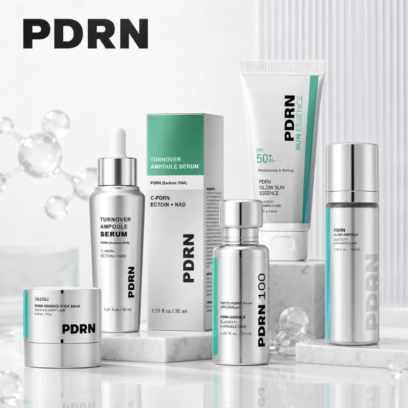 PDRN Peptide Intensive Lifting Serum Set Sun Essence With Collagen PDRN Peptide Complex Skin Tightening Firming Ampoule Essence