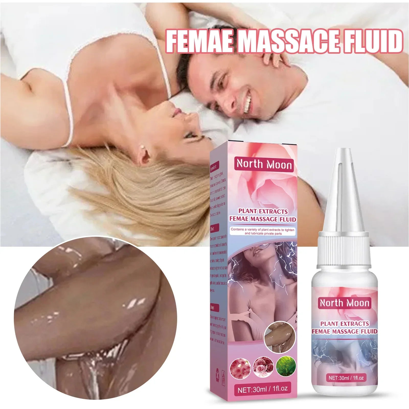 Happy Girls Special water，Moisturize and tighten female skin, increase lubrication，Dating adds sweetness