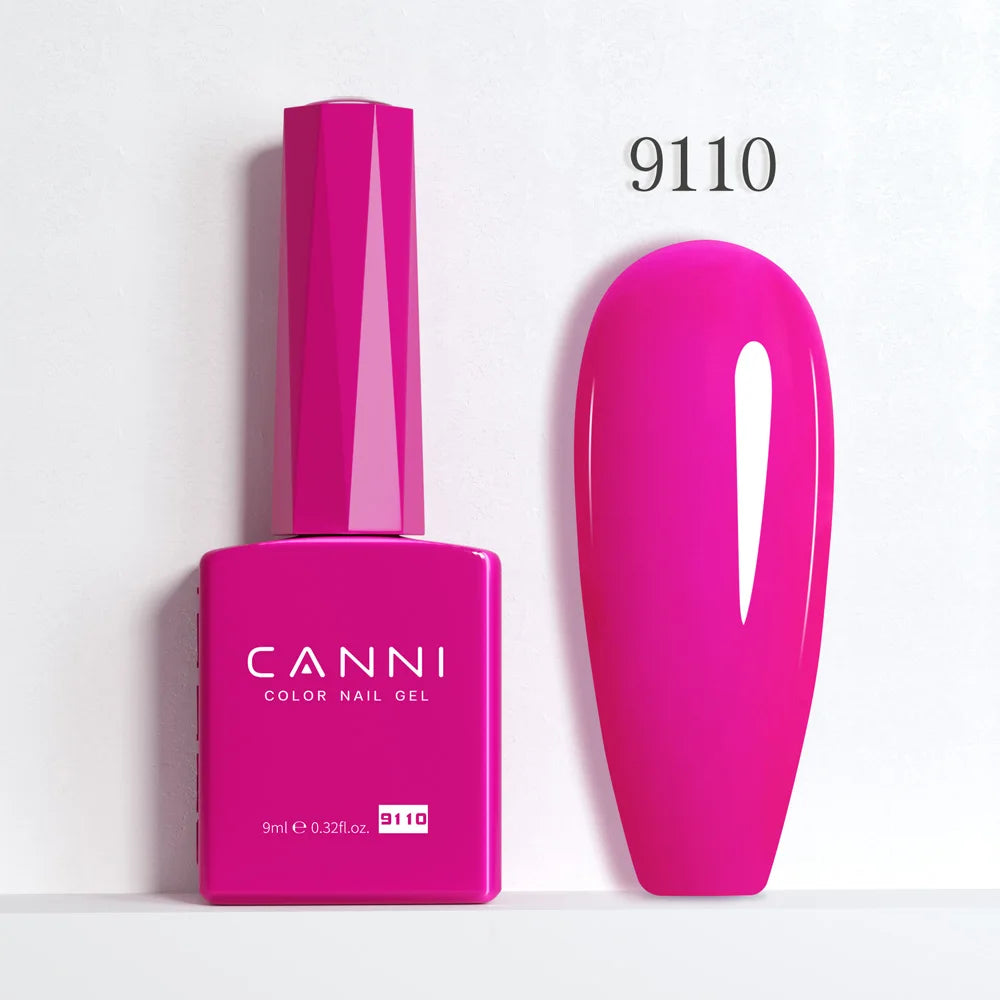 CANNI Nail Gel Polish HEMA FREE TPO FREE Summer Colors Semi Permanent Soak Off UV LED Self-leveling Great Coverage Gel Varnish