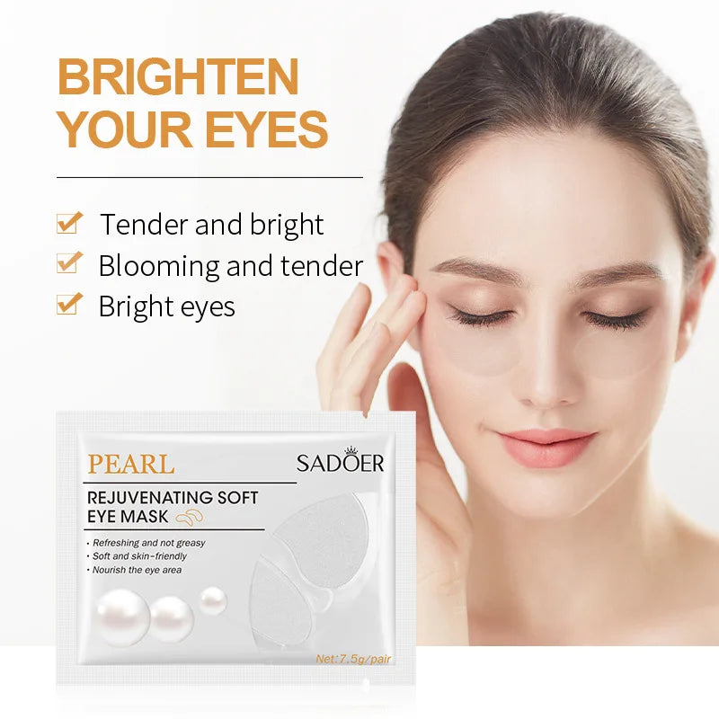 10 Pairs SADOER Crystal Collagen Eye Mask Anti Wrinkle Dark Circles Removal Eyes Bags Moisturizing Eye Patches Skin Care