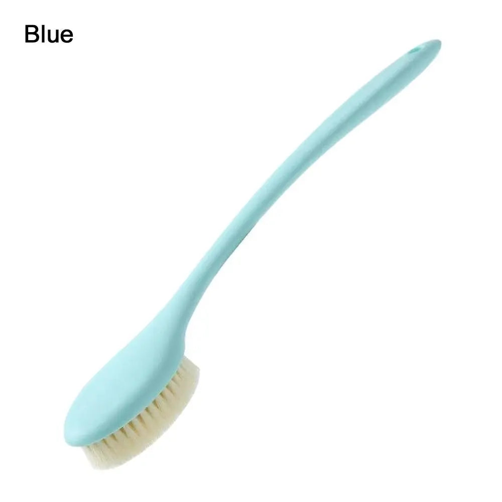 Useful Long Handle Bath Brush Back Rubbing Massager Body Exfoliating Brush Cleaning Tools Soft Rubbing Back Artifact