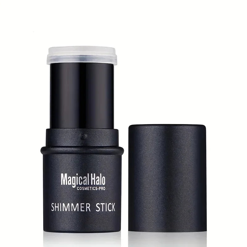 Magical Halo Shimmer Stick - Multi-Use Highlighter & Contour Makeup for Radiant Glow - Daily Wear 01# & 02#