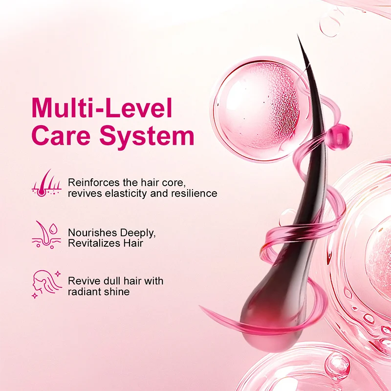 PURC Keratin Reconstructing Hair Mask Plant-derived Keratin Deep Repair Strengthen Rebuild Smooth Glossy Damaged Hair Treatment