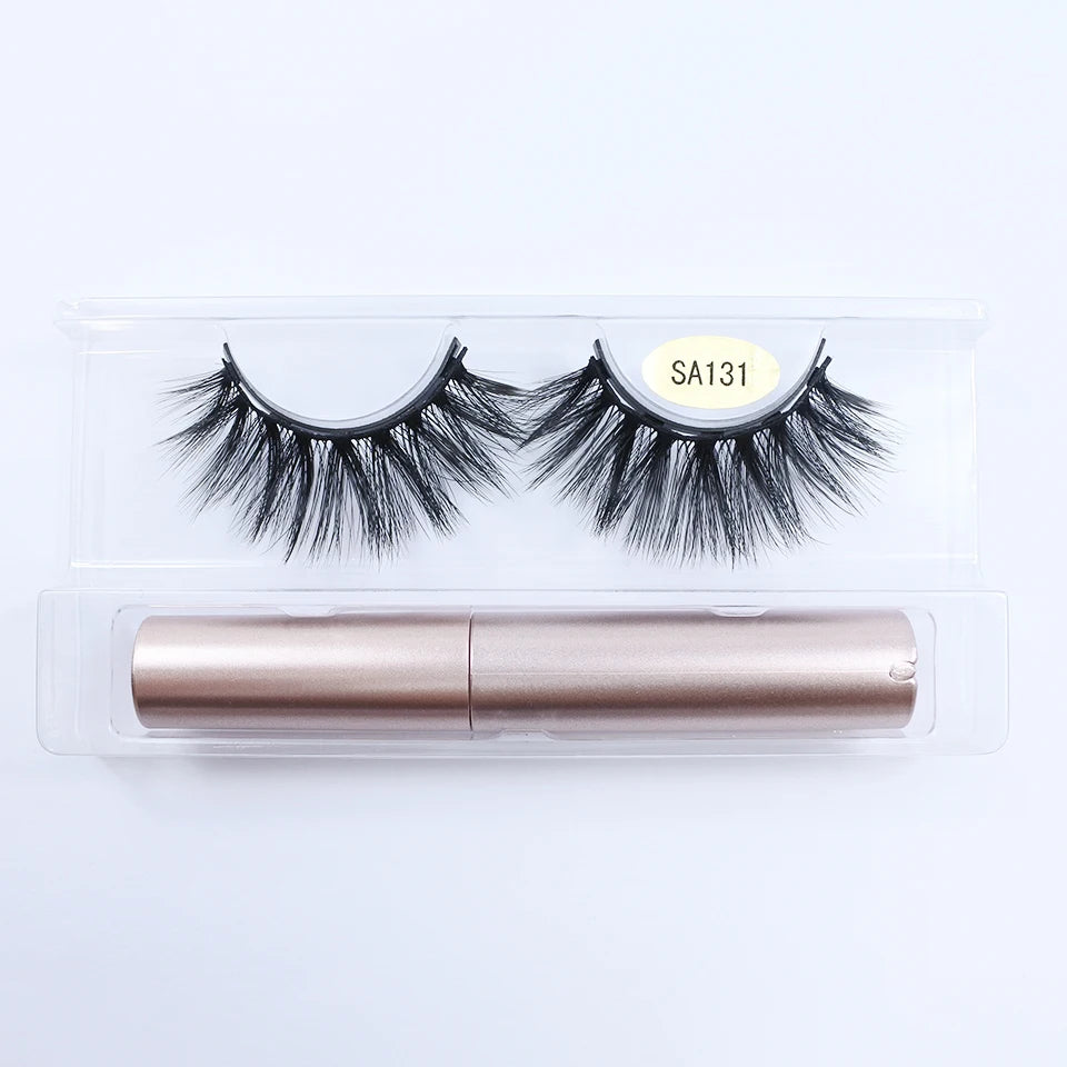 1/5 Pairs Magnetic Eyelashes Makeup False Lashes Bulk Items Wholesale Natural Magnetic Lashes Eyeliner Set