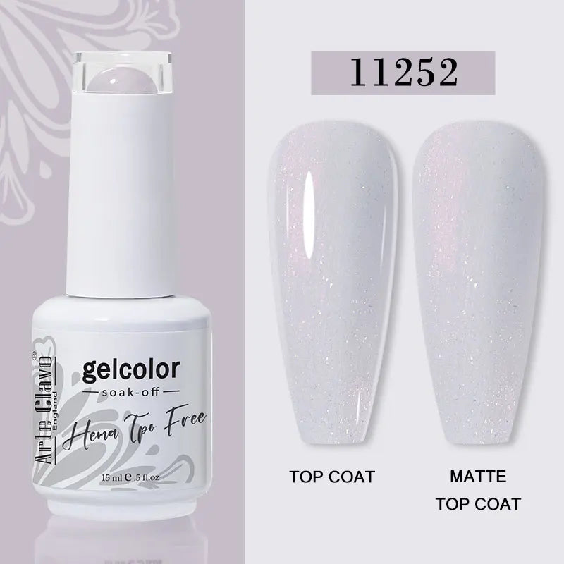 Arte Clavo 116Colors Gel Nail Polish 15ml Colorful Gel Semi Permanent Soak Off UV Gel Nail Art DIY Design Varnishe Nail Supplies