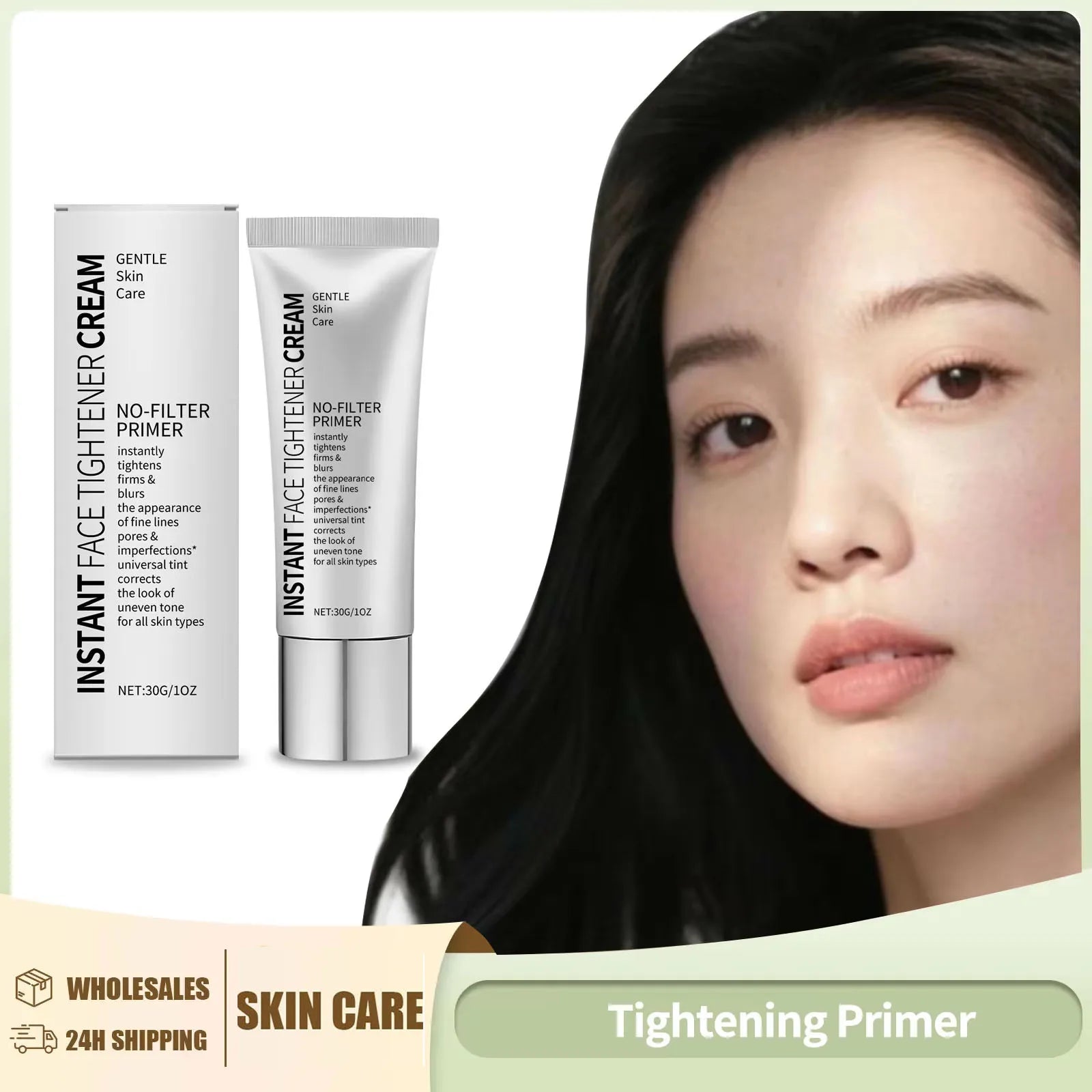 No-Filter Primer Oil Control Hydrate Moisturizing Firming Smoothing Reduce Redness Improve Dulness Nourish Primer Makeup Cream