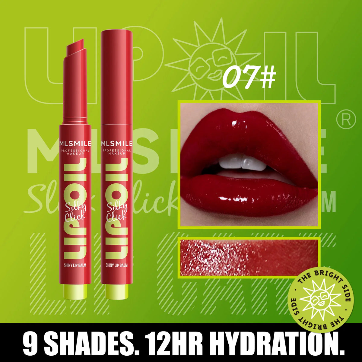 6 Colors Crystal Glossy Tinted Lip Balm – Moisturizing, Shimmer Finish, Long-Lasting Hydration in Transparent Tube