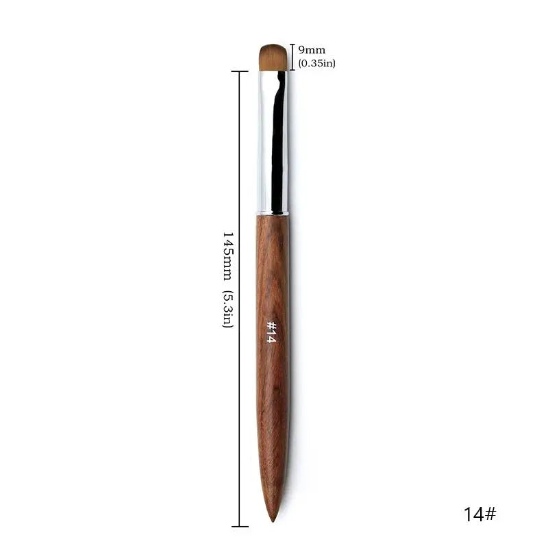 French Nail Art Brushes Flowers Drawing Pen Versatile Nail Drawing Pen Nail Tools Sandalwood Handle Manicure Pen