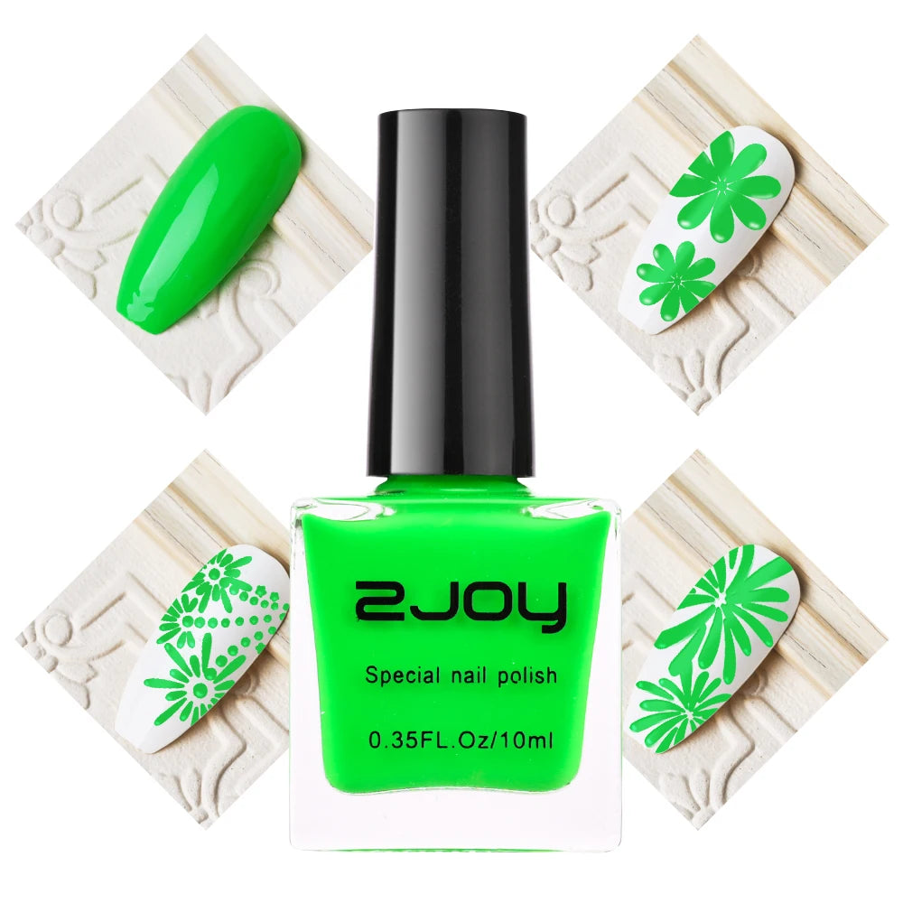 10ML Stamping Nail Polish Colorful Nail Printing UV Gel Varnish Soak Off Oil Stamp for Nails Hybrid Fast Dry Nail Polish Lacquer