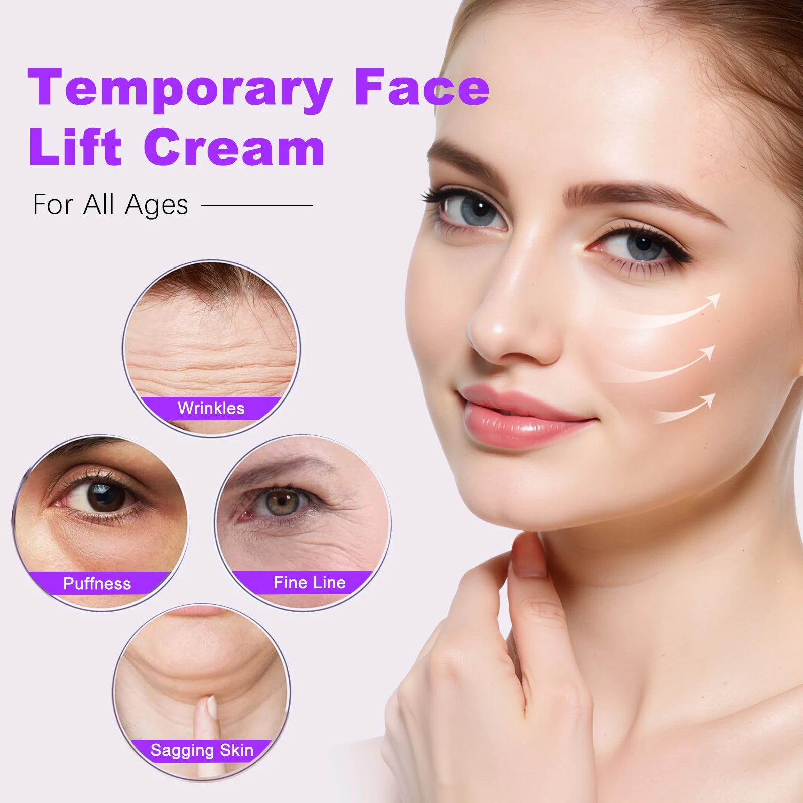 Retinol Tightening Cream for Face and Neck, Anti Sagging and Wrinkle Filling Day Night