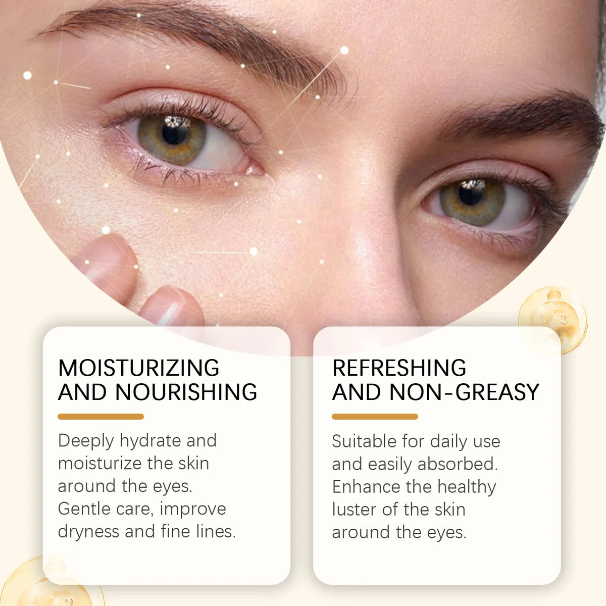5D Peptide Anti-wrinkle Eye Cream Firming Remove Dark Circles Reduces Fine Lines Crow's Feet Smoothing Nourishing Eye Care