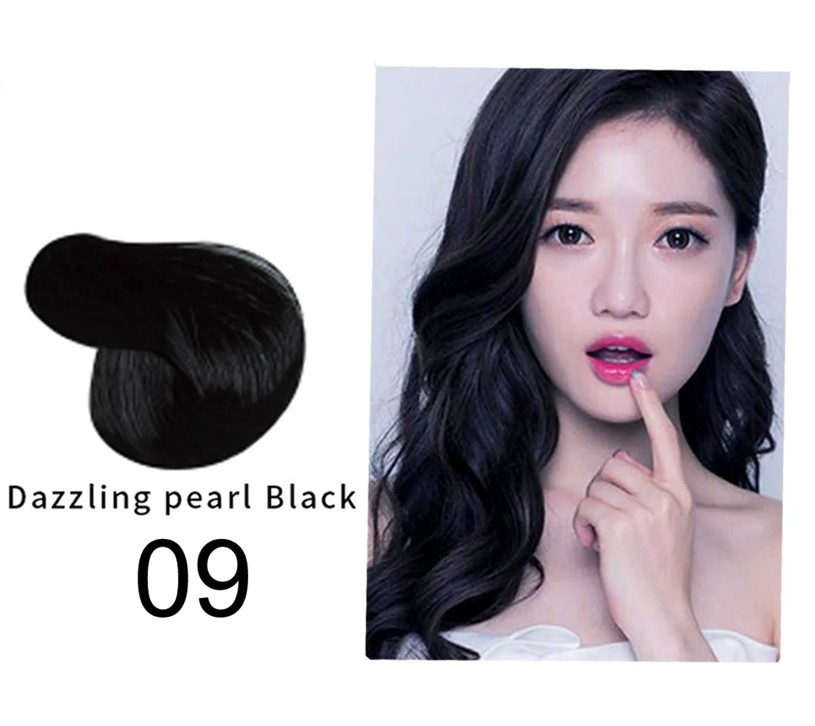 Mokeru 500ml Argan Oil Essence Natural Long Lasting Dark Brown Permanent Hair Dye Shampoo For Gray Hair Women Fast Color Dyeing