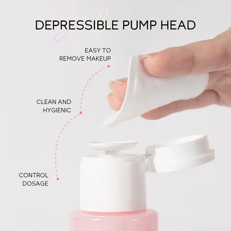 LAIKOU Portable Makeup Remover Lashes Cleansing Liquid Water Lip Eye Gentle Care Make-Up Travel Skin Remover Face Skincare 100ml