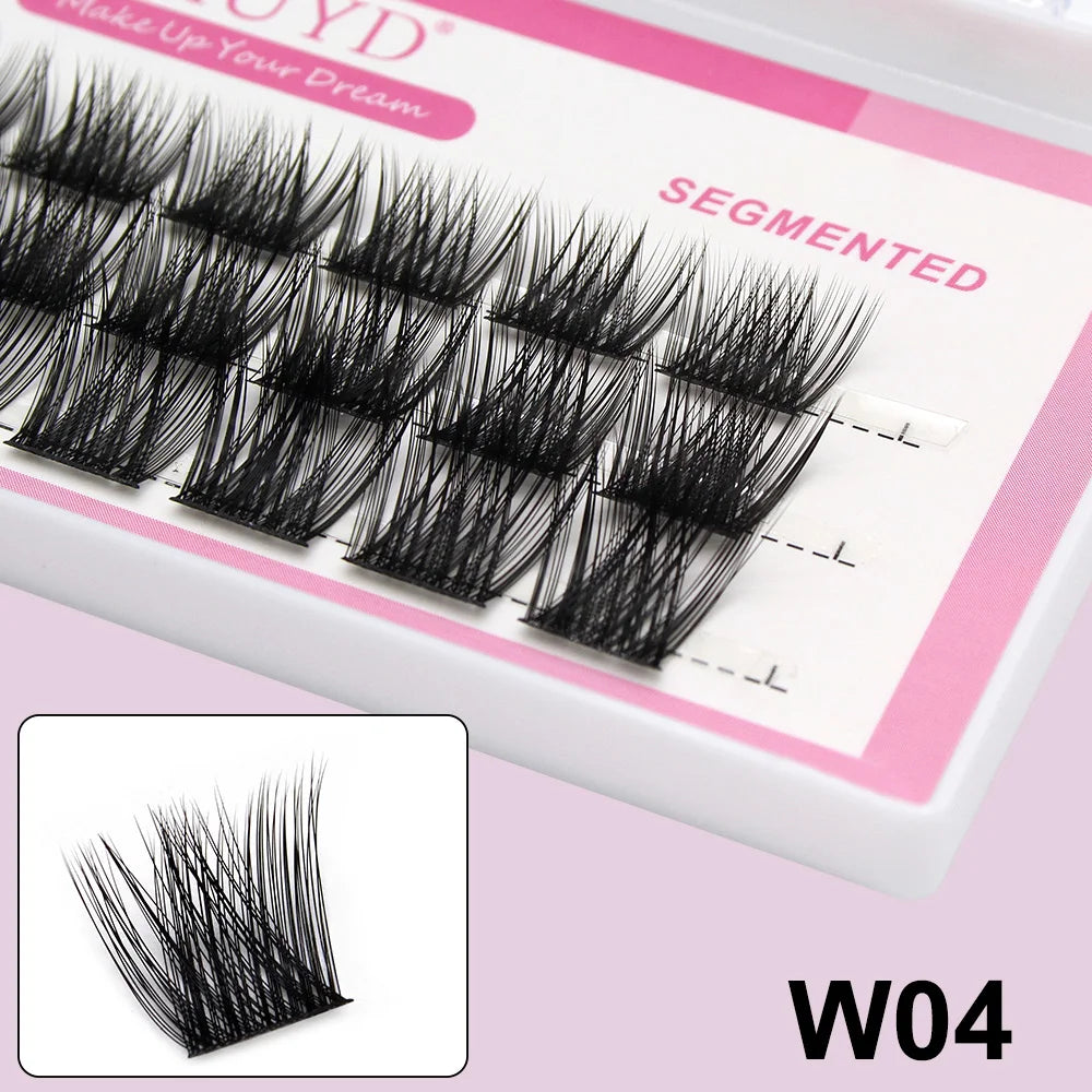 Russian Personal Eyelashes 3D Sexy Fluffy Single Cluster False Eyelashes Are Natural, Soft, And Easy To Operate Makeup Tools