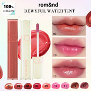 rom&nd DEWYFUL WATER TINT,Lightweight Hydrating,Sheer Glossy,Lip Gloss,Luxury Makeup,Korean Cosmetic,K-Beauty,Korean Makeup