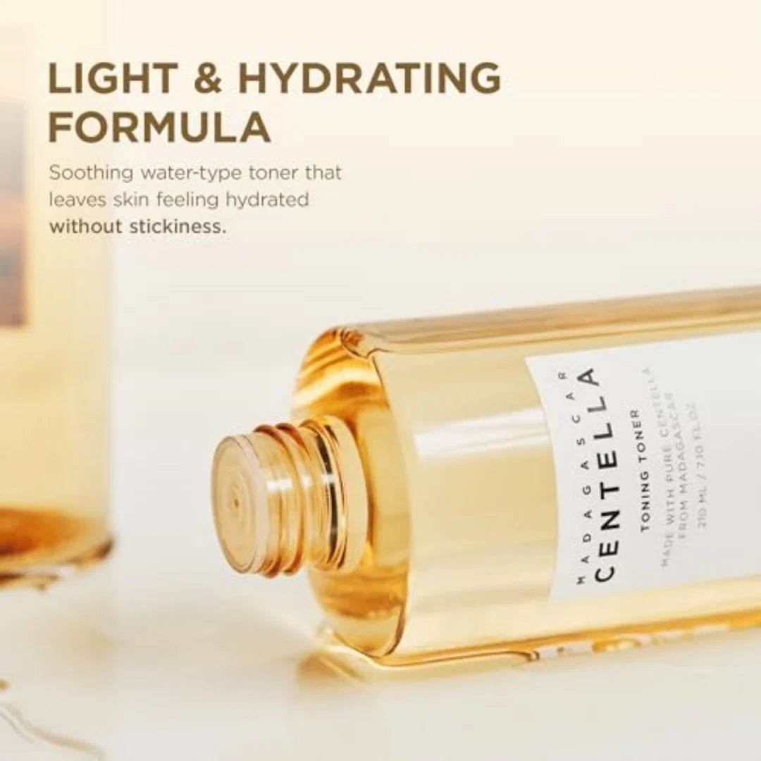 SKIN1004 Centella Toning Toner Korean Face Toner Madagascar Centella Asiatica Soothing Hydrating PHA Exfoliator Korean Skin Care