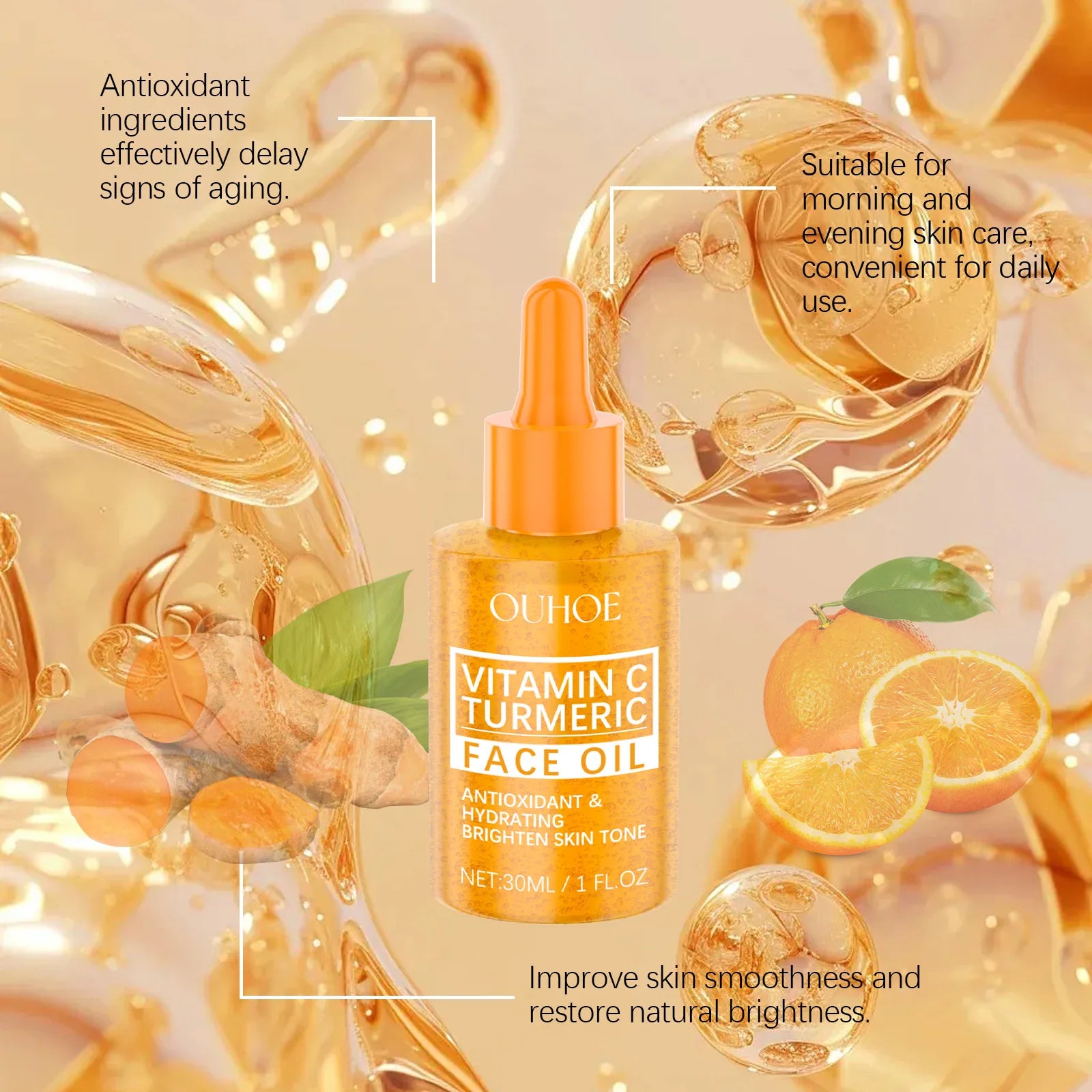 Brightening Facial Essential Oil Nourish Moisturize Remove Melanin Dark Spots Dullness Soothe Repairing Skin Hydrating Face Oil