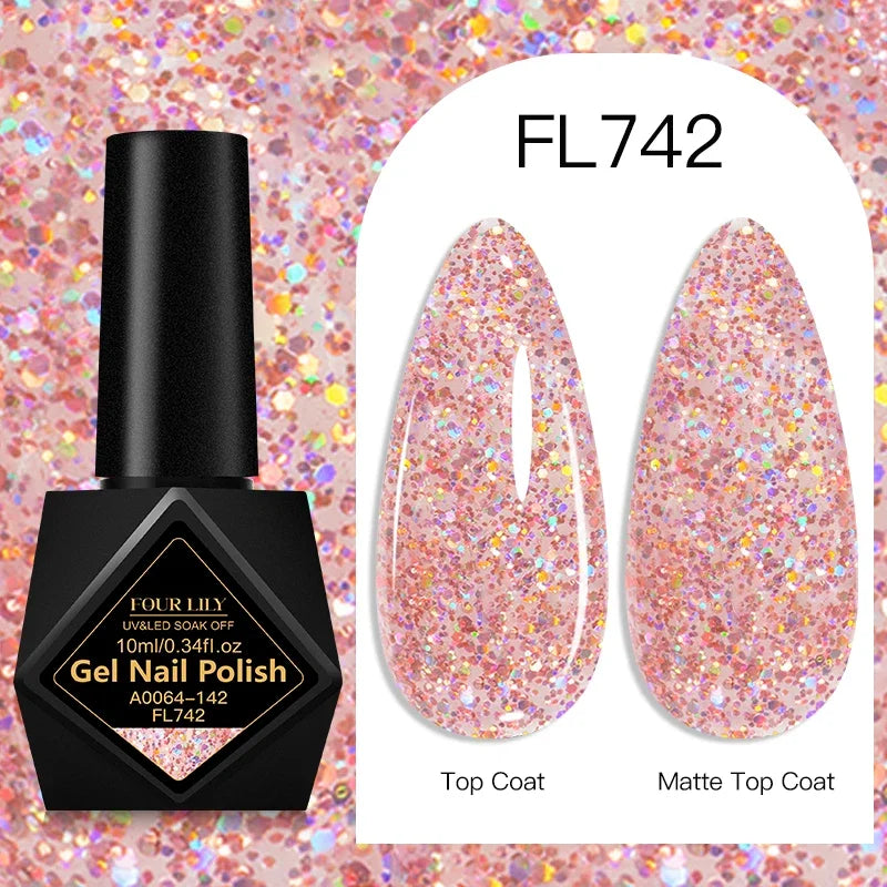 10ml Gel Nail Polish 162 Colors Nail Supplies Vernis Semi Permanent Nail Art Manicure Soak Off LED UV Gel Nail Varnishes Summer