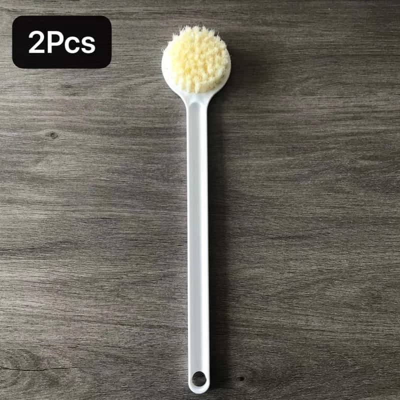 Long Handle Back Brush for Shower Soft Bristles Body Exfoliating Bath Brush Skin Health Shower Back Scrubber Bath Supplies