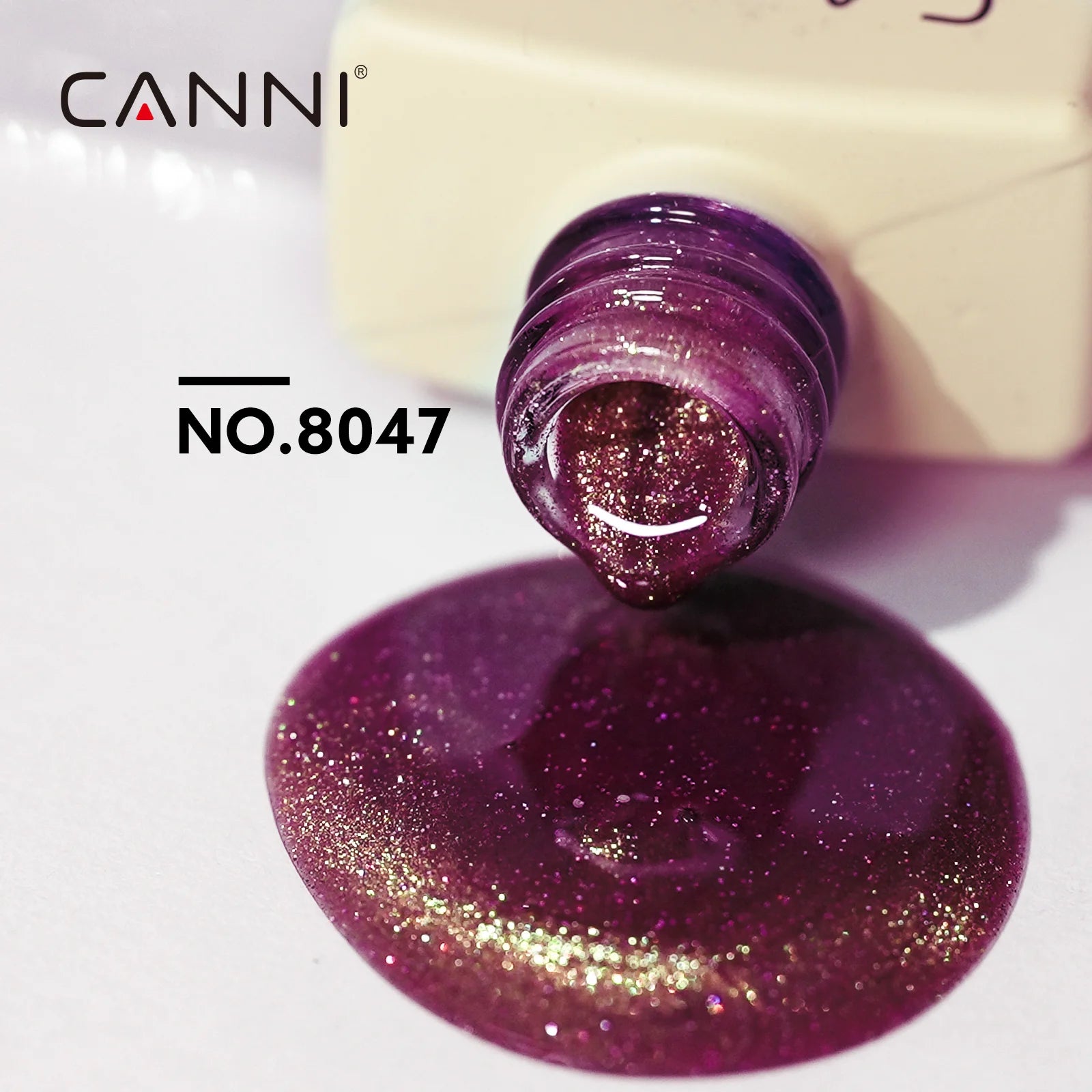 CANNI HEMA FREE TPO FREE 9ml Glitter Silver Cat Magnetic Gel Nail Polish Galaxy Diamond Full Coverage Pigmented Gel for Nail
