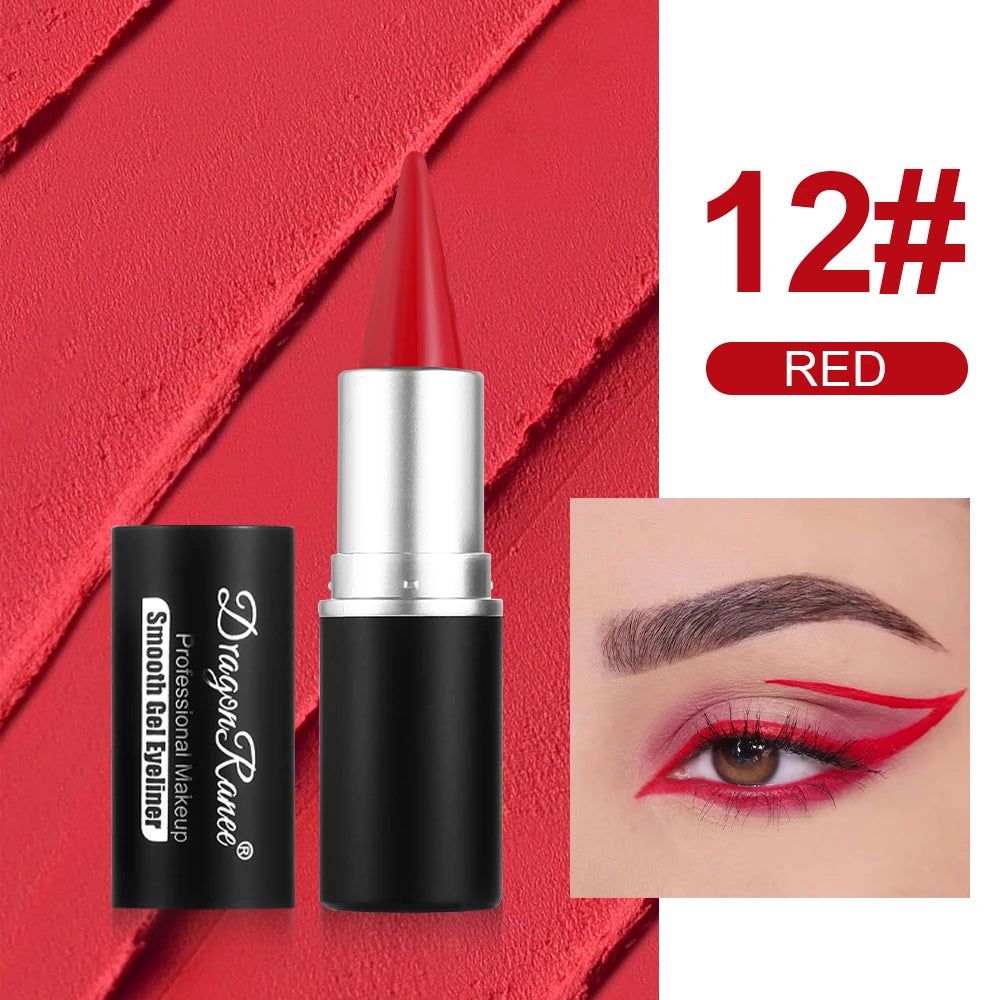 Colored Eyeliner Is Waterproof and Sweat-Proof, Does Not Smudge, Easy for Beginners to Use, Green, Purple, Black, Long-Lasting, Does Not Come Off, Eyeliner Pen for Festival Performance Makeup