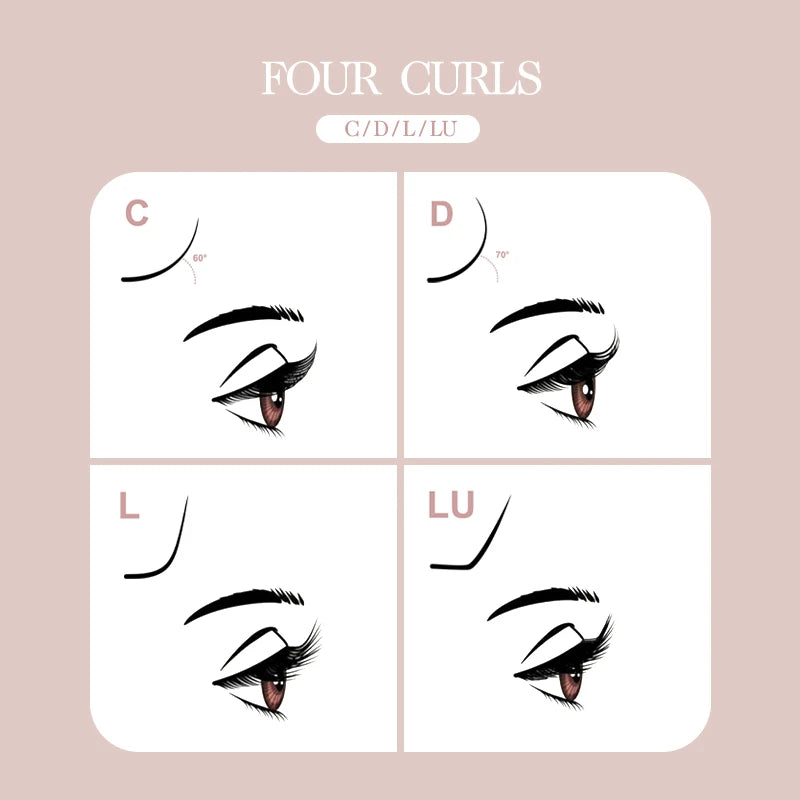 Sakurahana Spike 3D W Shape Premade Volume Fans Eyelash Clover Bloom Natural Soft False Lashes Fluffy Volume Fans Supplies