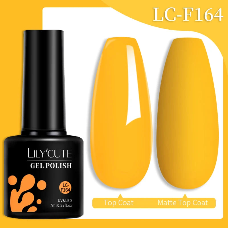 LILYCUTE 7ml Champagne Rose Gold Glitter Gel Nail Polish Colorful Sparking Long Lasting Manicure Soak Off Nails Art Gel Varnish