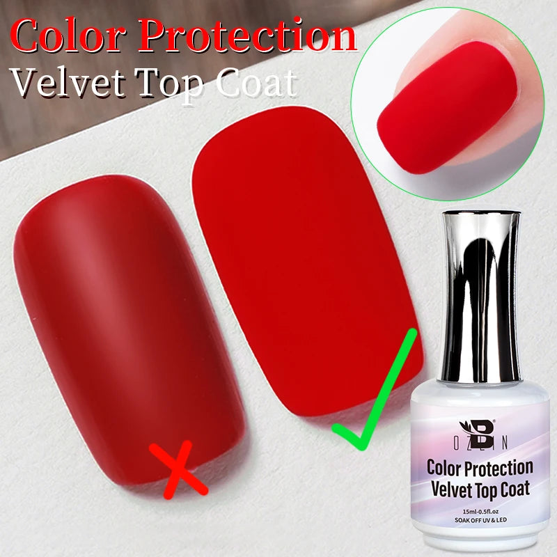 AWStorG15ml 2 IN 1 Crystal Top Coat Transparent Soak Off UV LED Nails Art Manicure Gel Nail Polish Varnishes Primer Function Gel