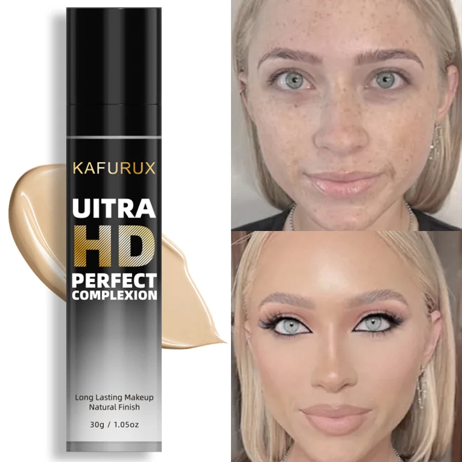 8 Color Face Foundation Cream Oil-Control Waterproof Natural BB Cream Lasting Concealer Liquid Full Coverage Matte Base Makeup