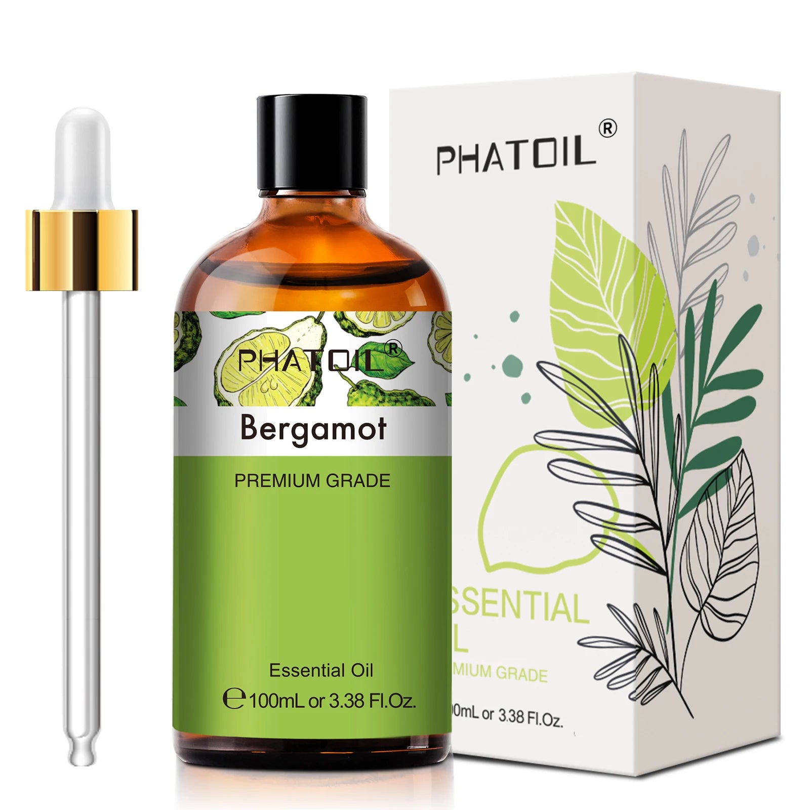 PHATOIL 100ml Pure Natural Essential Oils For Diffuser Candle Making Lavender Jasmine Vanilla Eucalyptus Aroma Essential Oil