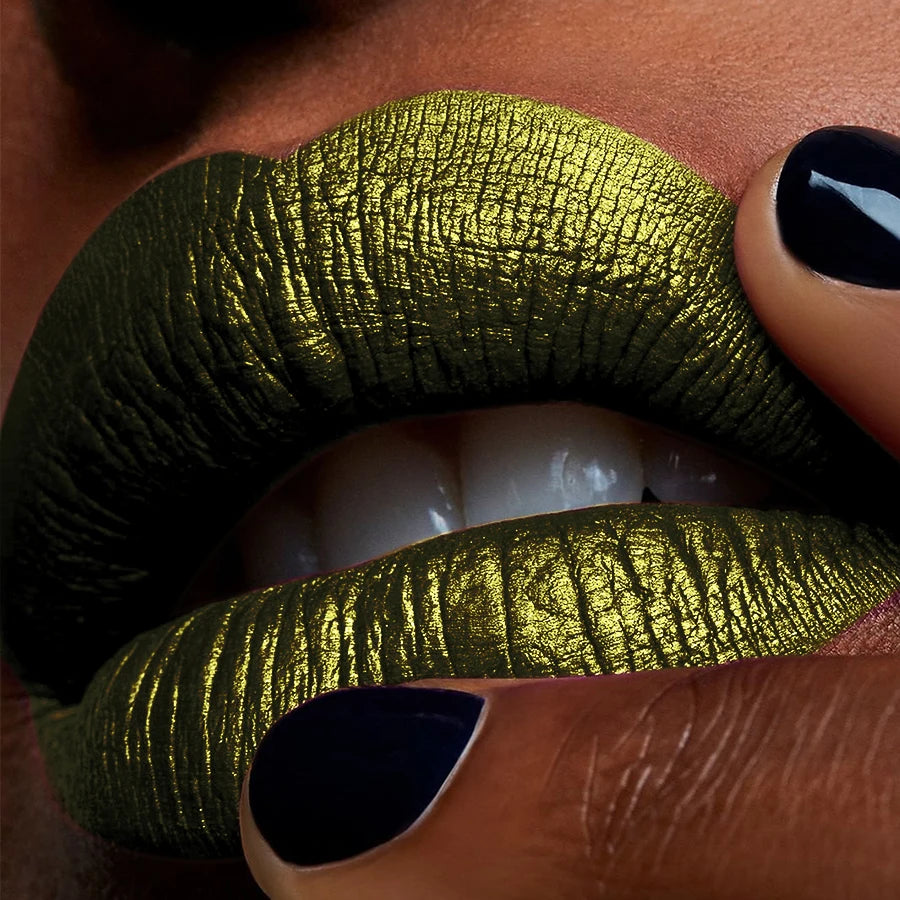 Smoky Green Lipstick Pen Waterproof Glitter Shimmer for Lip Korean Makeup Gifts Cosmetics Lip Tint for Women Lip Glaze Beauty