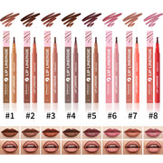 Waterproof Lip Liner Stain Lip Lingerie Long Lasting 8 Colors Transfer Proof Smudge Resistant Color No Bleed Formula  Cosmetics