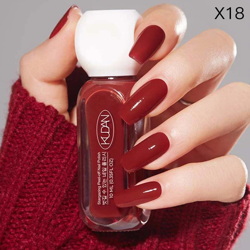 10ml Peel Off Water-Based Starry Nail Polish Fast Drying Long-Lasting Healthy And Brightening Effect No Need Lamp Cure