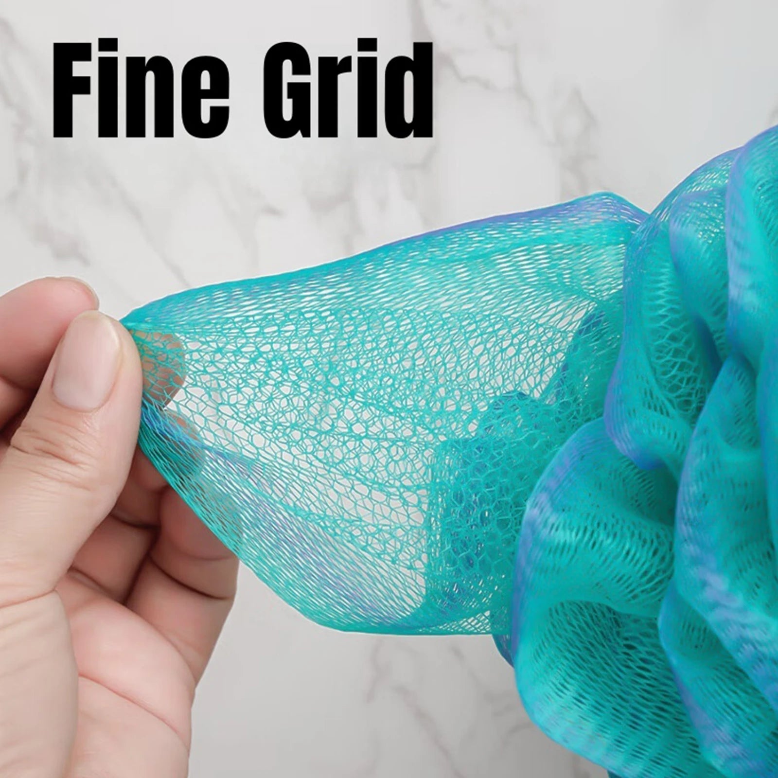2PCS Exfoliating Bath Sponge Set Bath loofah shower sponge Soft Mesh Bath Sponge Balls Bathroom Supplies for Women, Men Bathroom
