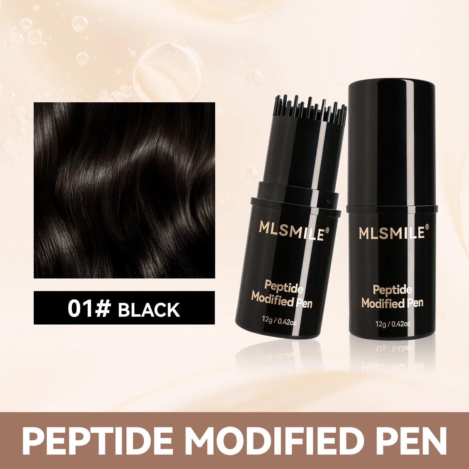 MLSMILE Multifunction Peptide Hair Dyeing Stick Hair Care And Repair No Objectional Odor Hair Color Cream 2025 New