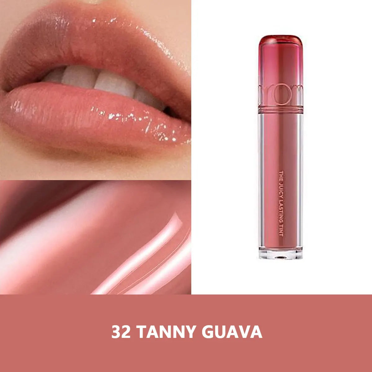 rom&nd THE JUICY LASTING TINT-10 Shades,Mirror Shine Finish,Lip Gloss,Luxury Makeup,Korean Cosmetic,K-Beauty,Korean Makeup