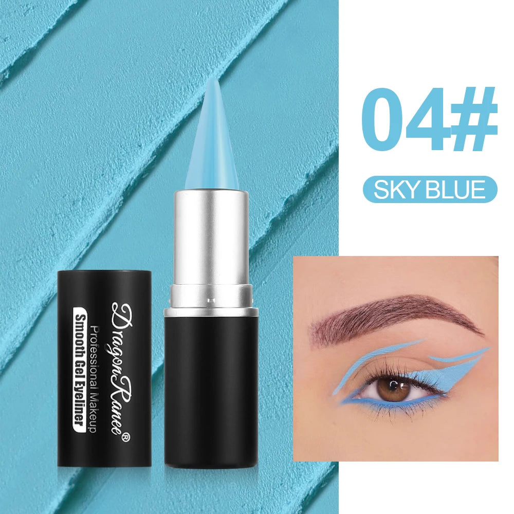 Colored Eyeliner Is Waterproof and Sweat-Proof, Does Not Smudge, Easy for Beginners to Use, Green, Purple, Black, Long-Lasting, Does Not Come Off, Eyeliner Pen for Festival Performance Makeup