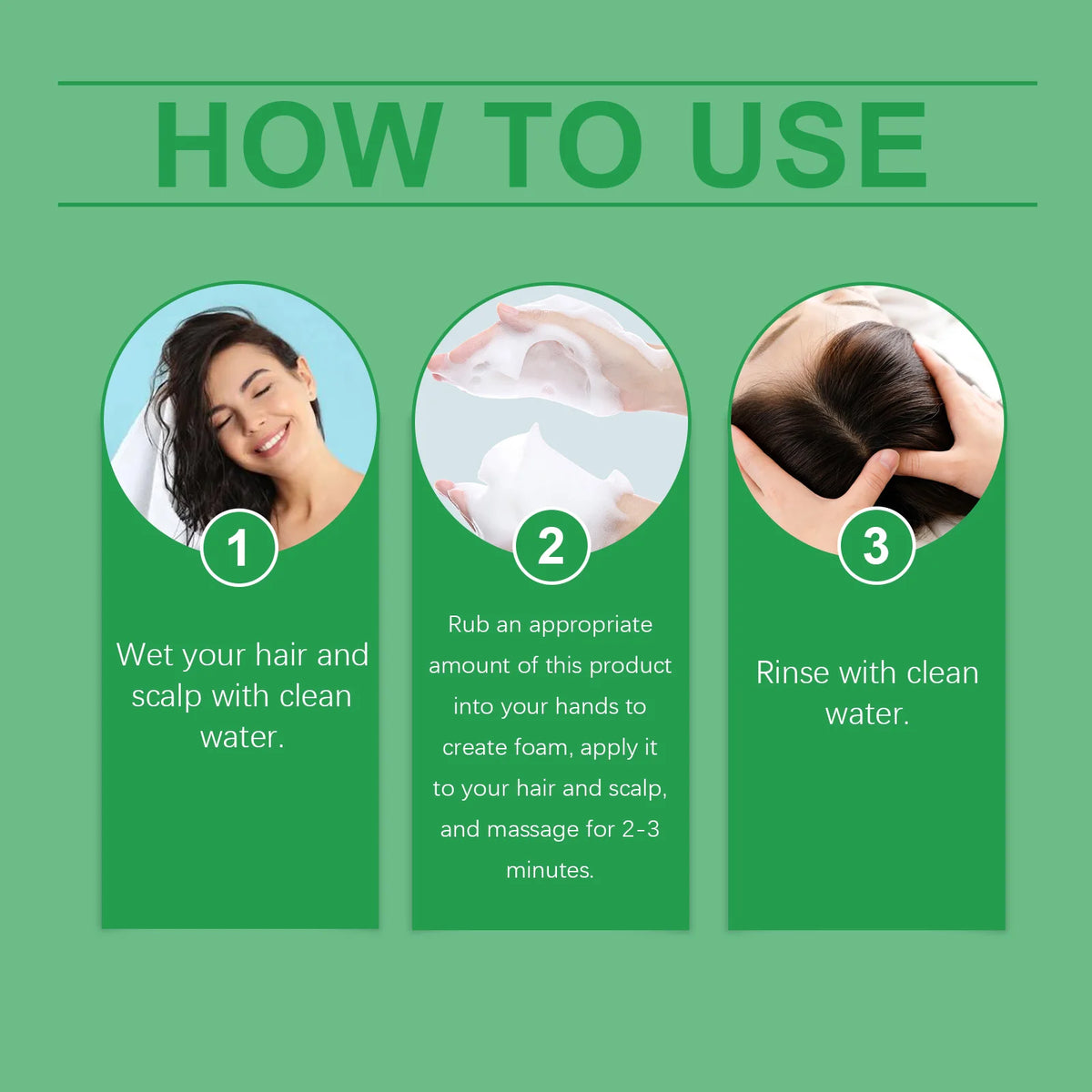 Natural Rosemary Hair Shampoo Reduce Hair Loss Clean Dandruff Nourish Moisturize Scalp Improve Hair Quality Hair Care Product