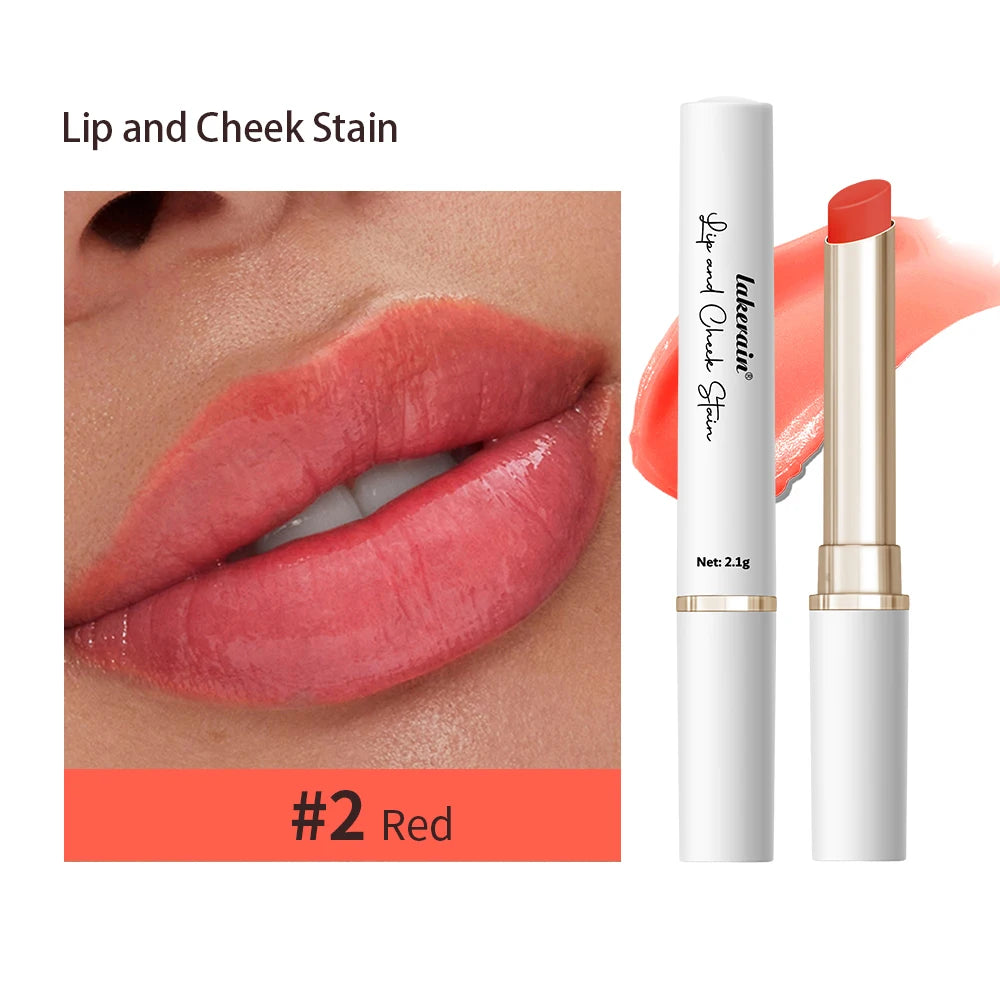 Lip And Cheek Stain PH-Activated Formula Delivers Long-Lasting Natural Color Change Hydrating Botanical Oils Lips Care