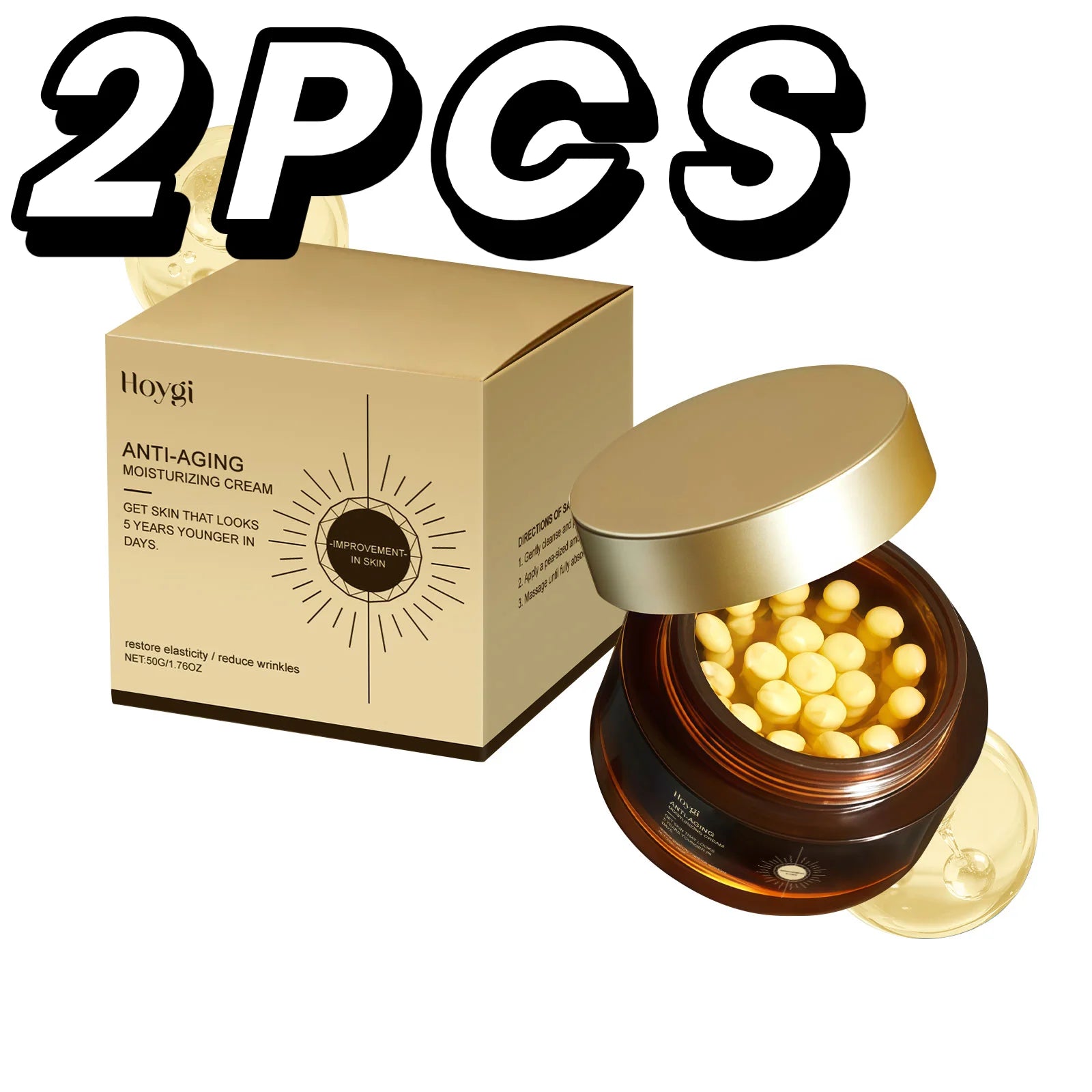 Retinol Lifting Firming Facial Cream Moisturizing Wrinkle Remover Smoothing Collagen Hyaluronic Acid Creams Skincare Products