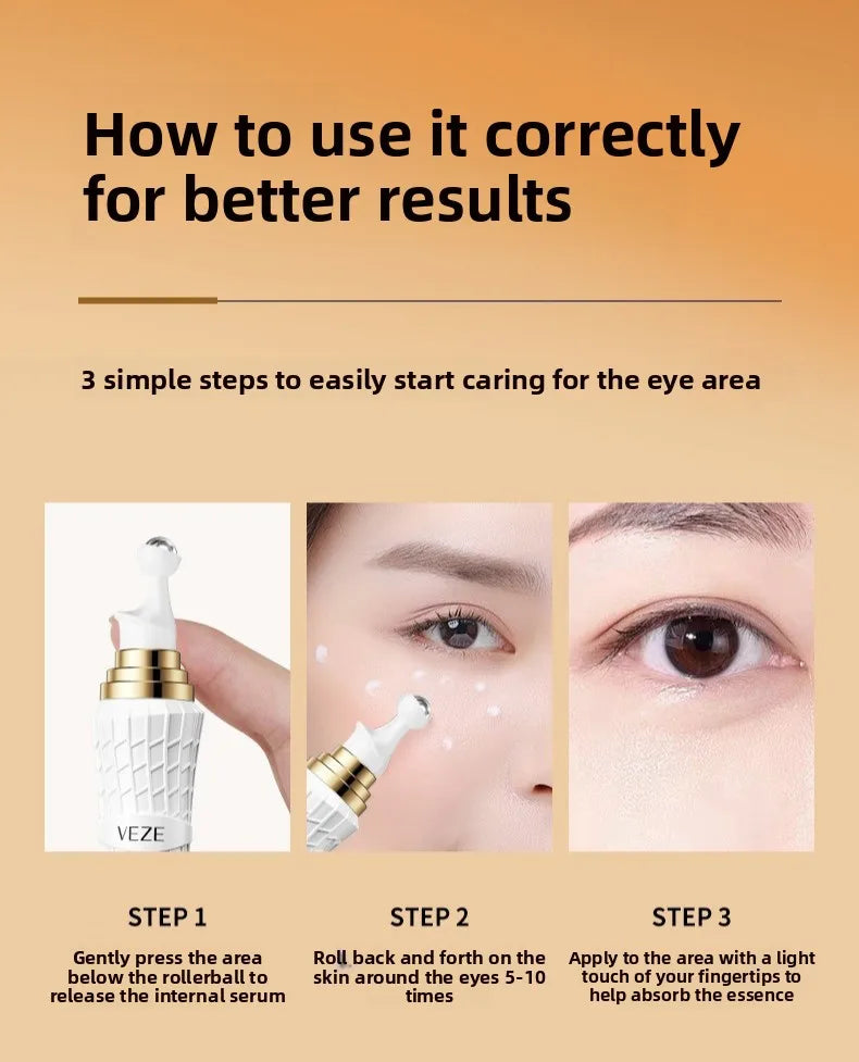 Anti Dark Circle Eye Serum Oil Retinol Anti Wrinkle Firming Skin Remove Eye Bag Fade Fine Line Whitening Brighten Eye Care Korea