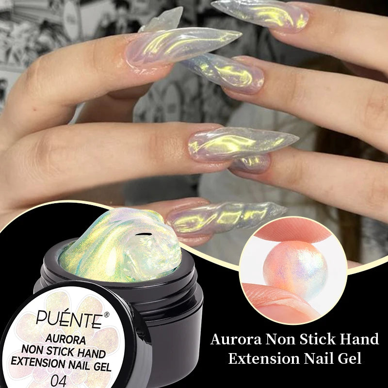 PUENTE 5ml Flower Fairy Gel Nail Polish Pink Blue Purple Natural Dried Flowers Gel For Nail Art Soak Off UV Varnish For Manicure