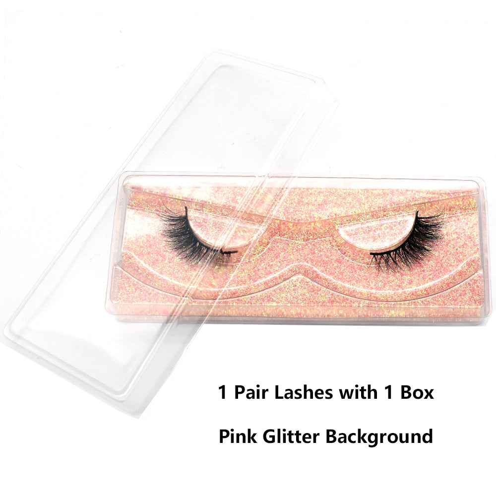 Half Lashes Short Mink Eyelashes Fluffy Soft False Eyelashes Wispy Cross Strip Eye Lashes Natural Mink Eyelash Extension Makeup
