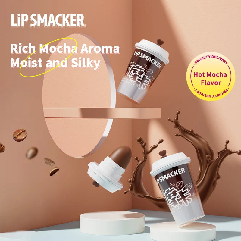 LiP SMACKER Milk Tea & Coffee Series Lip Balm, Moisturizing & Nourishing, Ideal for Autumn & Winter, Perfect as a Gift.