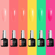 VENALISA NEW 7.5ml Neon Summer Nail Gel Polish Color Nail Lacquer SoakOff UV LED Colorful Long Lasting CANNI Nail Varnish Polish