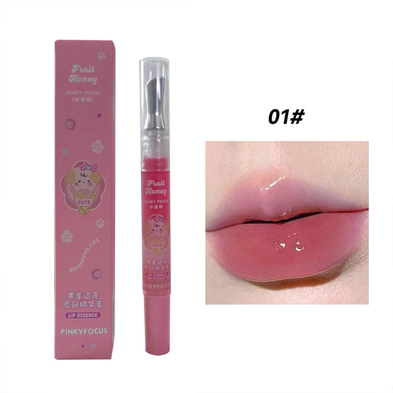 PinkyFocus Lip Essence Honey Moisturizing Anti-drying and Hiding Lip Lines Dudu Lip Lip Oil