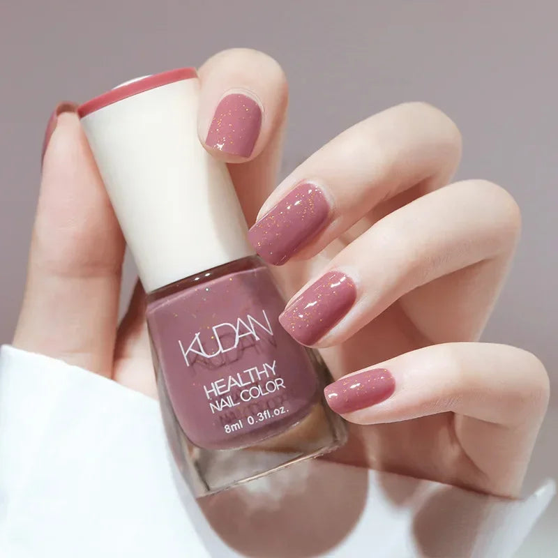 Matte Waterproof No-bake Nail Polish Nail Art Non Peelable Quick Dry Normal Without Lamp Nail Polish Glitter Sequins Uv Varnish