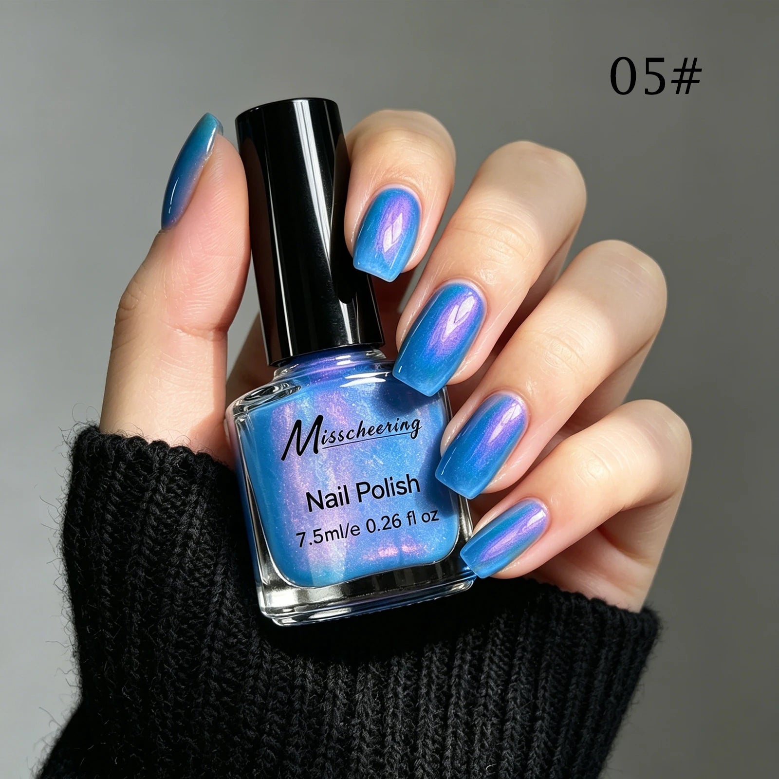 7.5ml Water-Based Nail Polish Pearlescent Non-peelable Long Lasting Quick Drying No Need of Lamp to Cure DIY Nail Polish