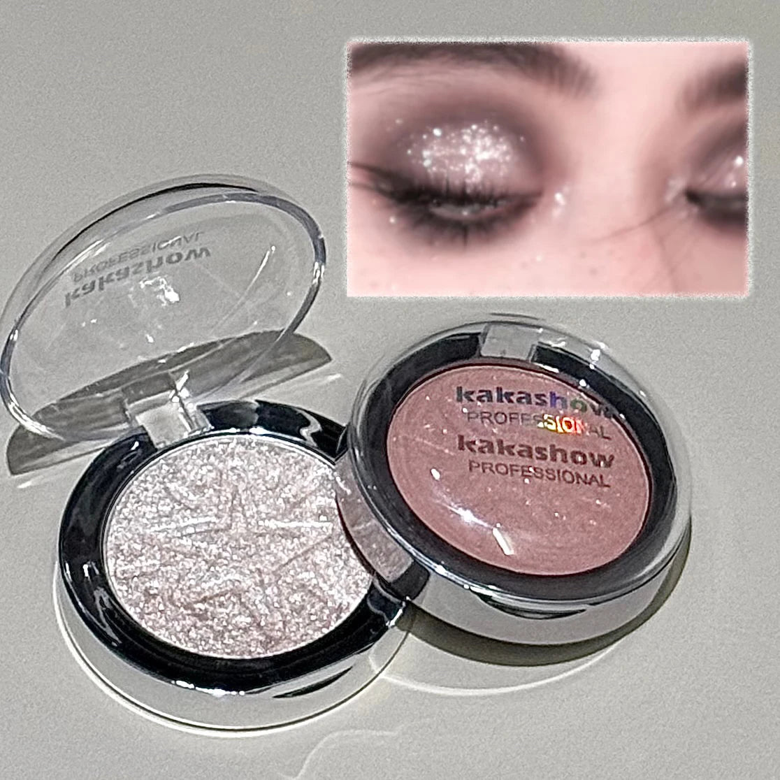 Kakashow High gloss powder gloss glitter highlight contour palette natural gloss contour concealer lasting light ﻿